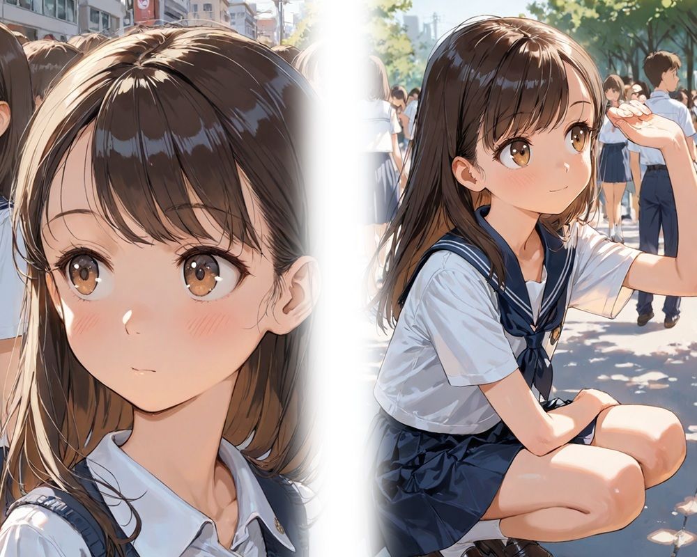 街で見つけたアイドル級ロリ少女に、完全合意で束縛プレイ＆ぶっかけ連続種付けの記録 - サンプル画像 1