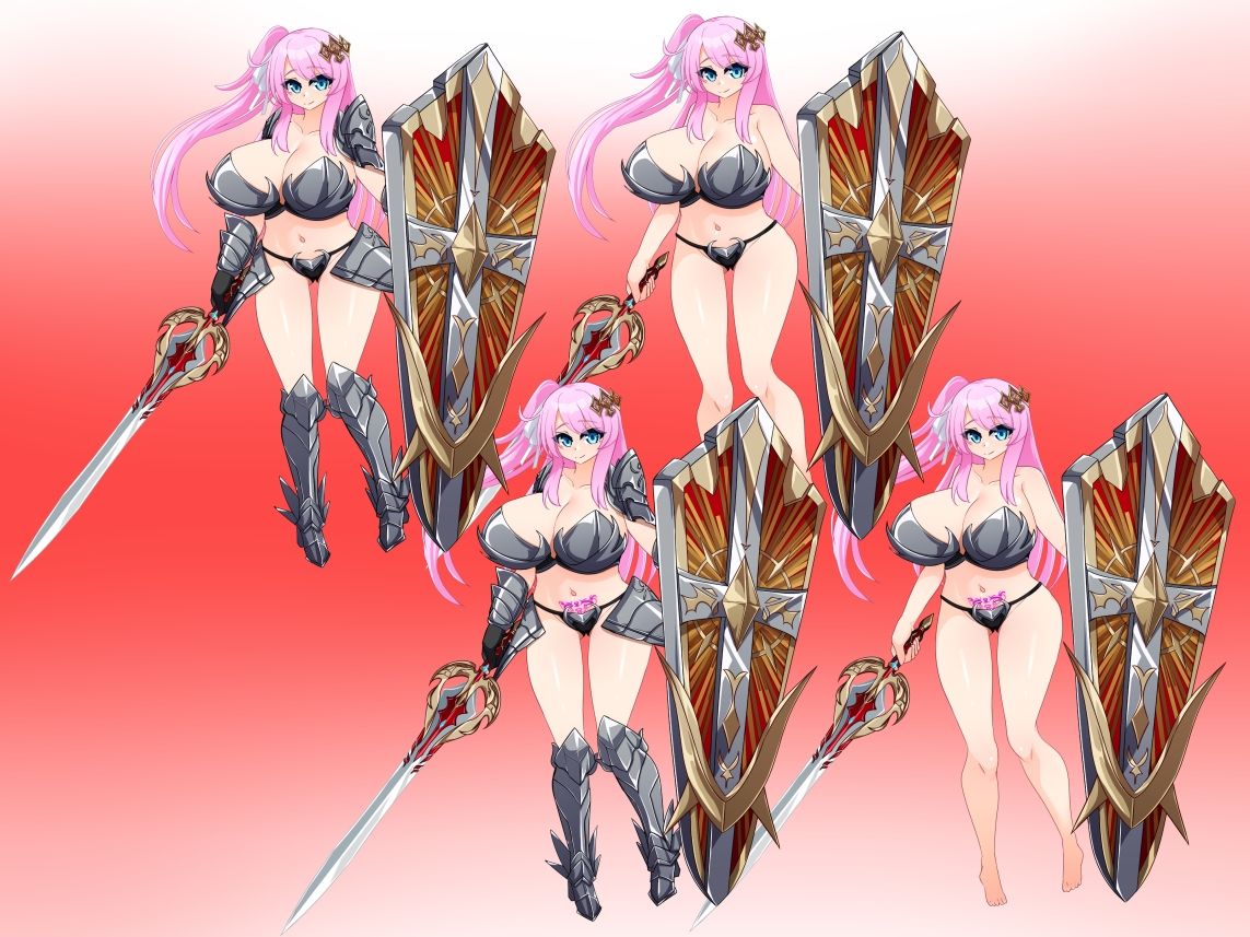 立ち絵素材 盾の騎士 - サンプル画像 4