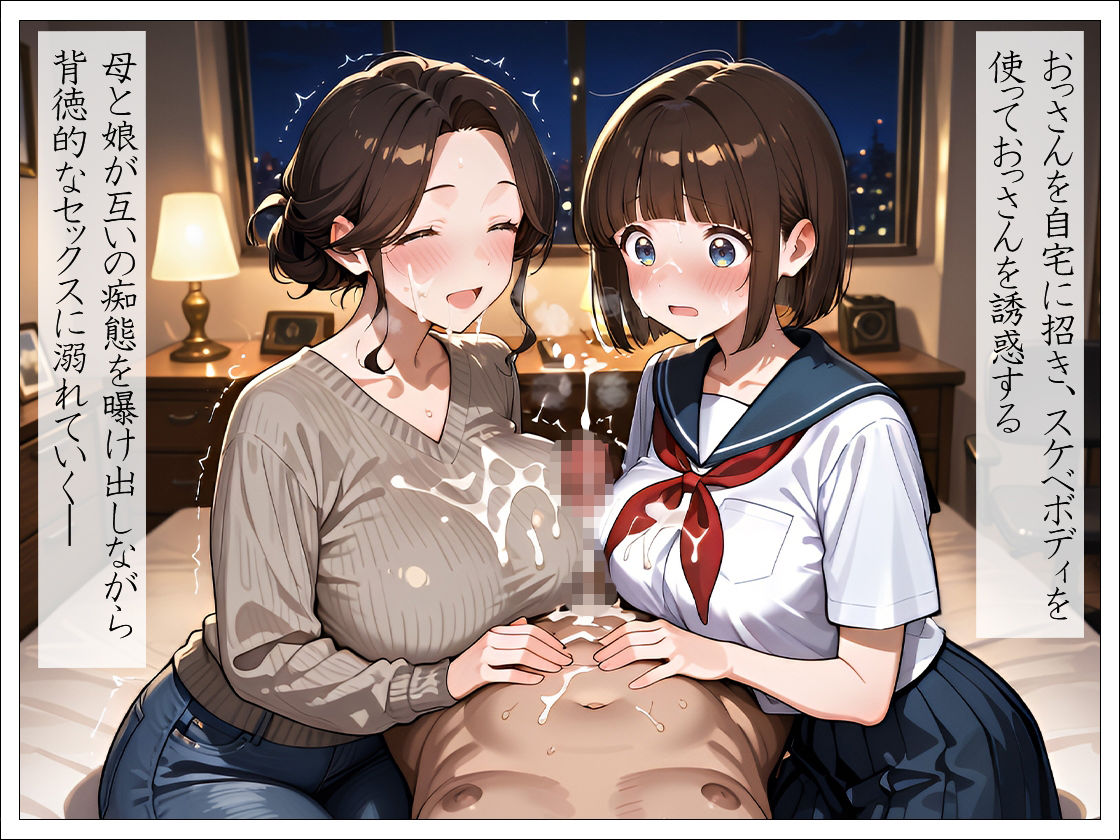 生ハメ母娘（おやこ）丼 - サンプル画像 2