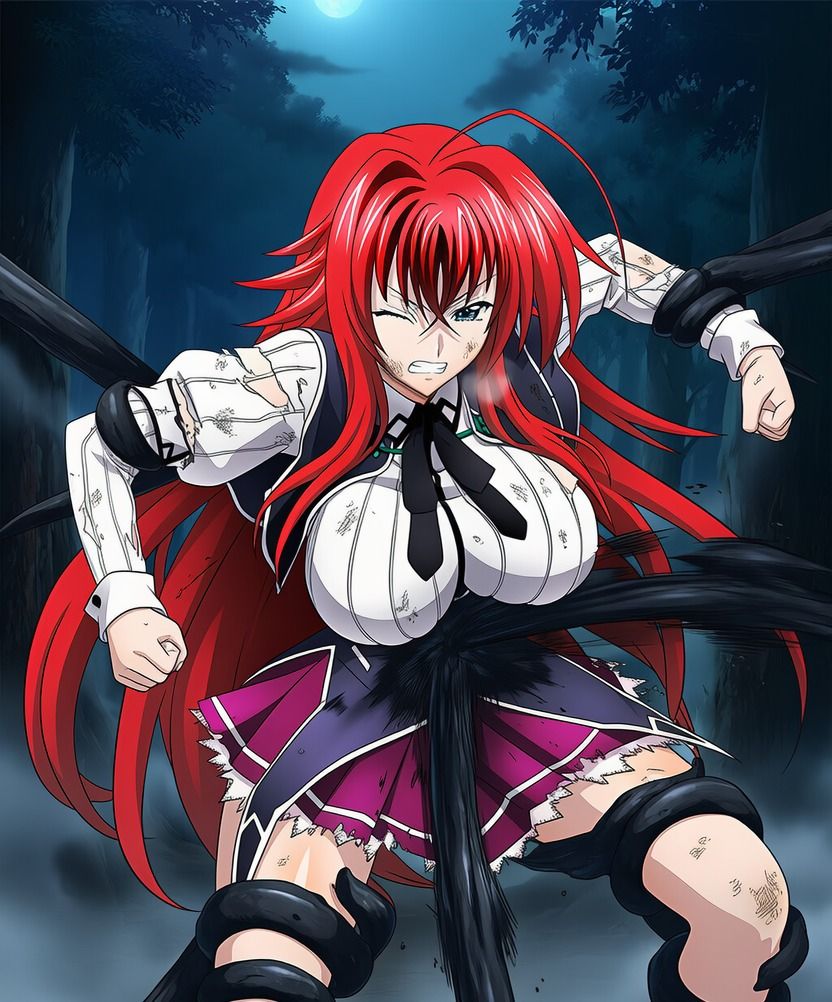 リアス vs ぬるぬる触手 - サンプル画像 4