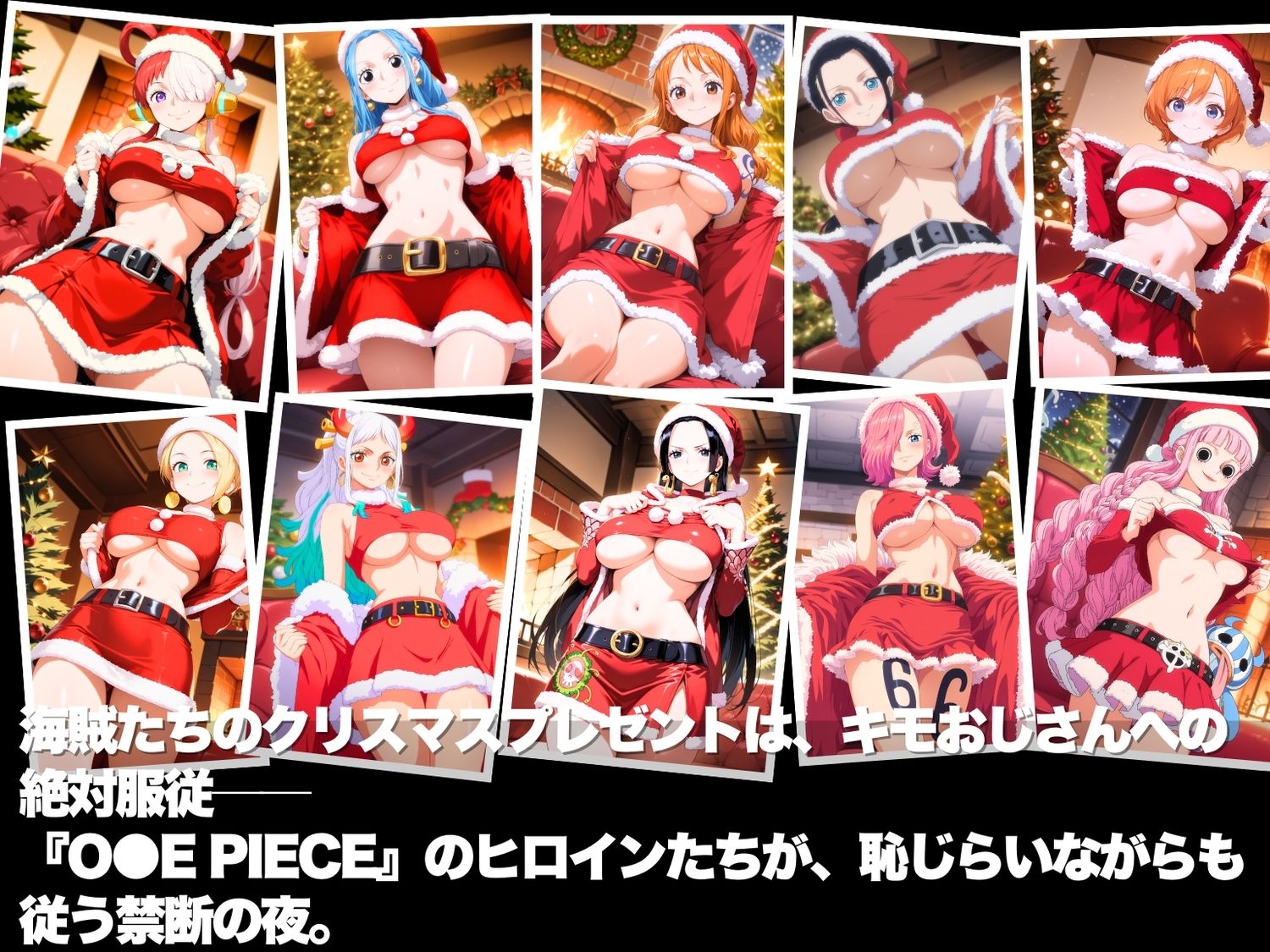 キモおじさんのクリスマス・ワ●ピース - サンプル画像 1