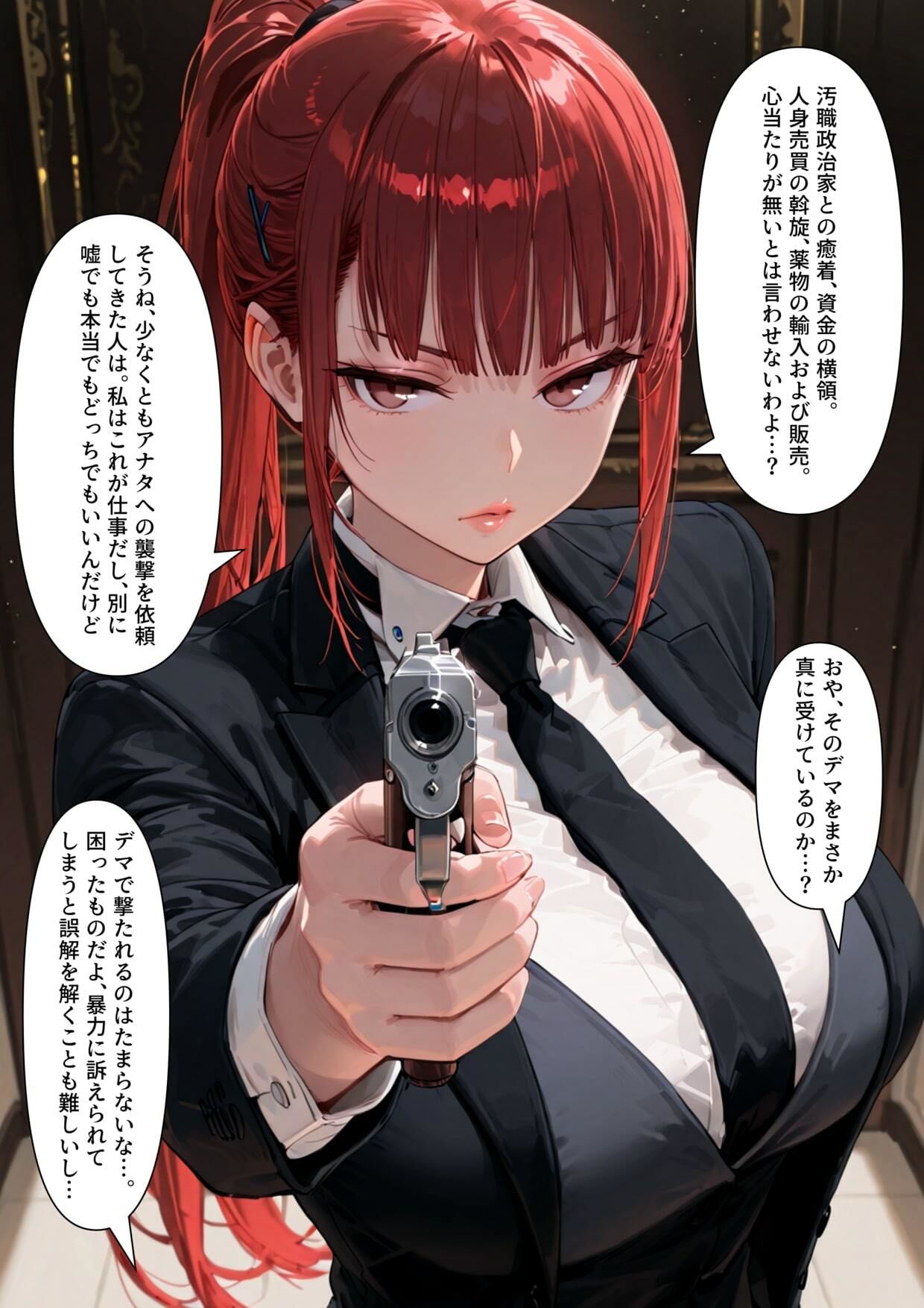 【乗っ取り】クール系美人暗〇者が来たので乗っ取ってみた - サンプル画像 1