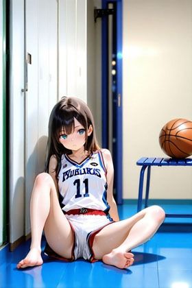 バスケ部の女子達 - サンプル画像 2