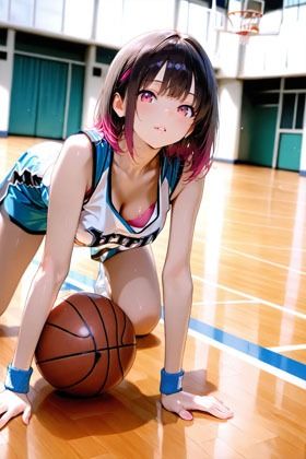 バスケ部の女子達 - サンプル画像 4