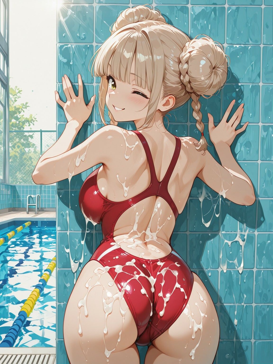 着衣ぶっかけ尻宴 ―5衣装で魅せる妄想解放CG集― - サンプル画像 2