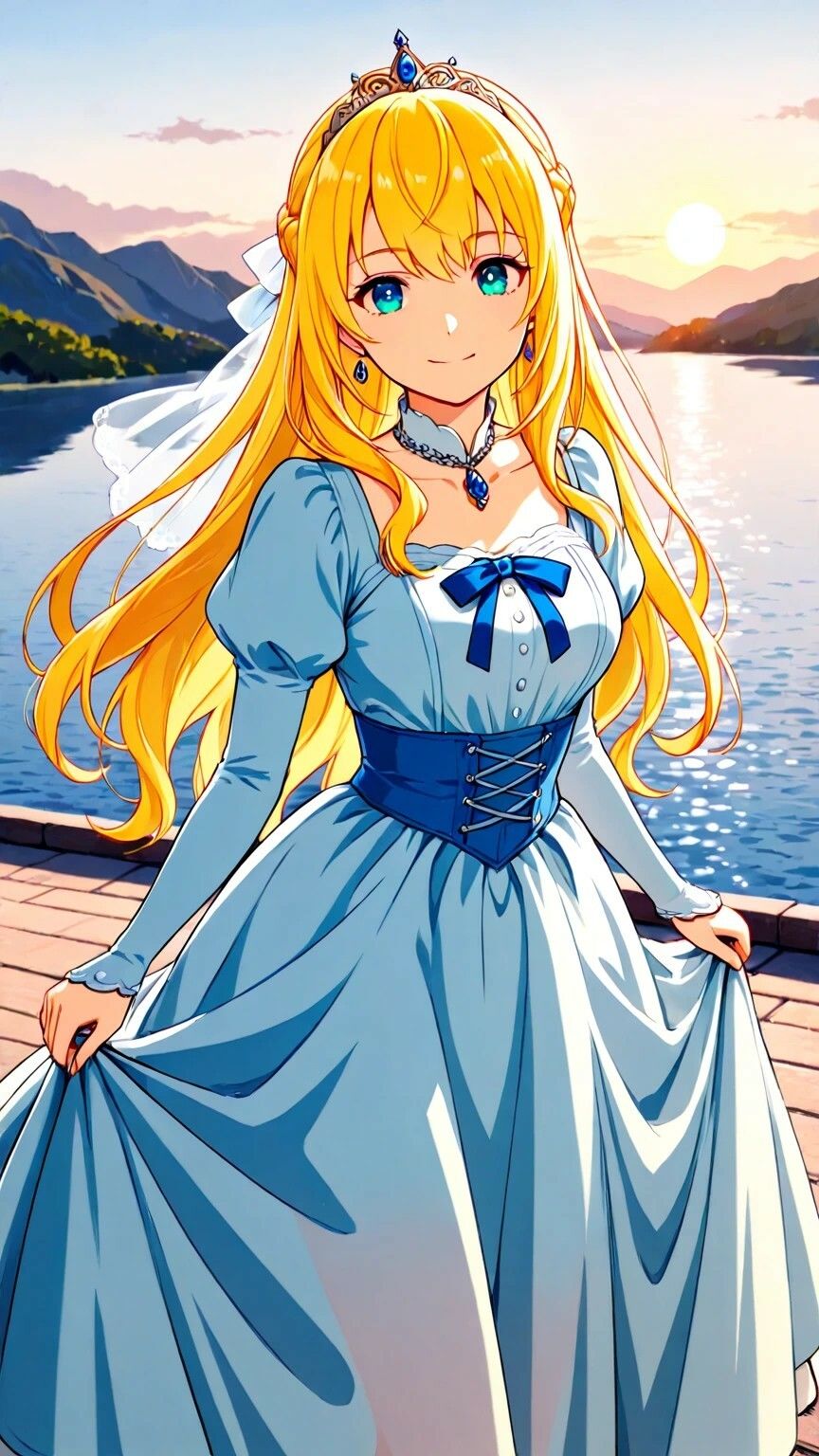 清純プリンセスと自然と交わる濃密交尾   プリンセスの日常と自然にほどけていく恋 - サンプル画像 2