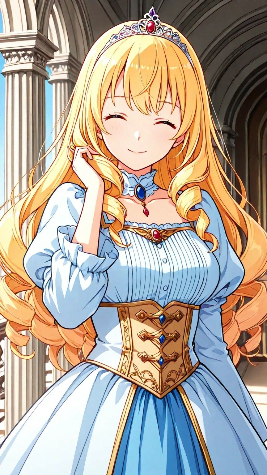 清純プリンセスと自然と交わる濃密交尾   プリンセスの日常と自然にほどけていく恋 - サンプル画像 5