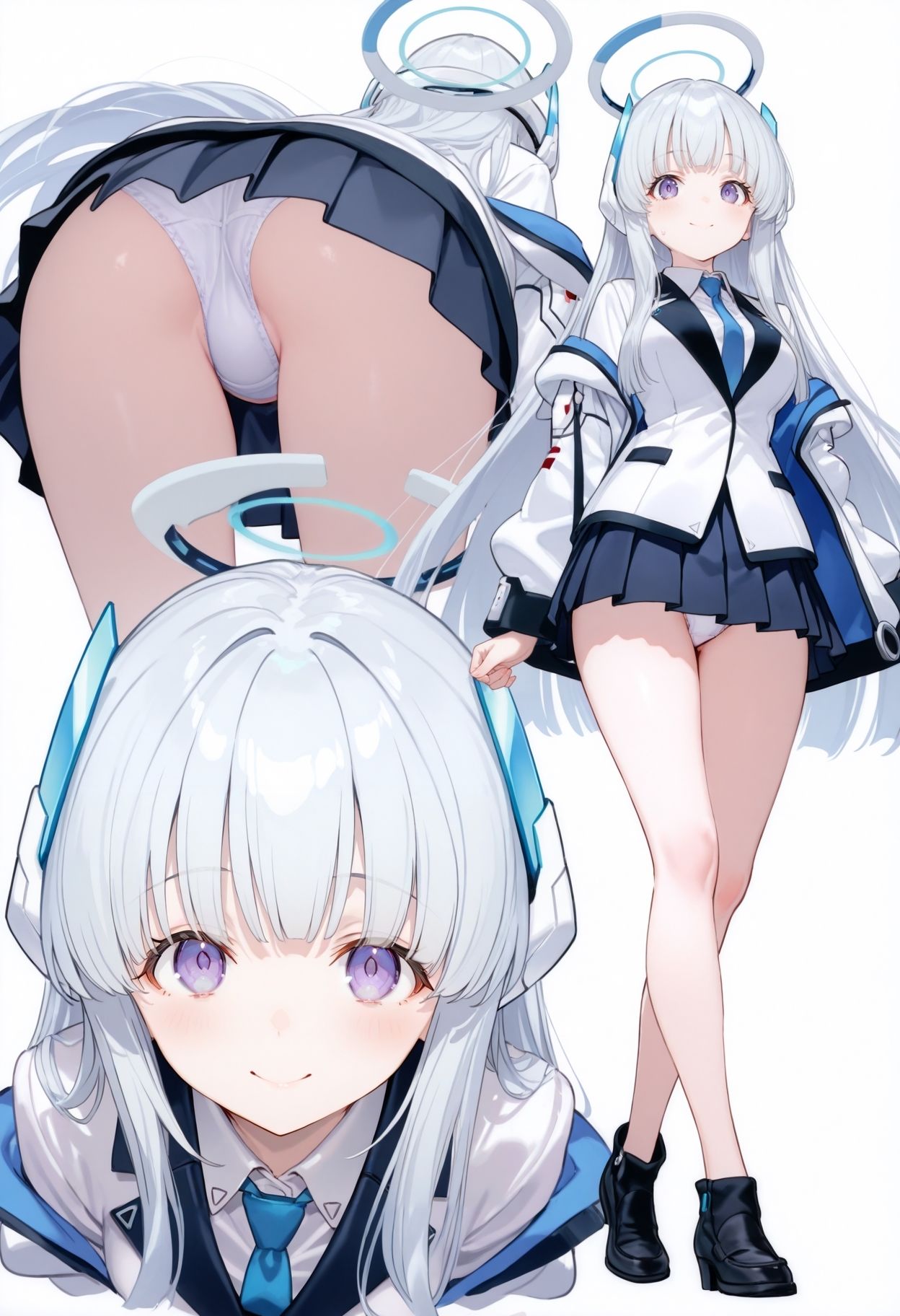 ブルアカCG集3-マルチアングル500枚（通常・メイド・コスプレ等） - サンプル画像 1