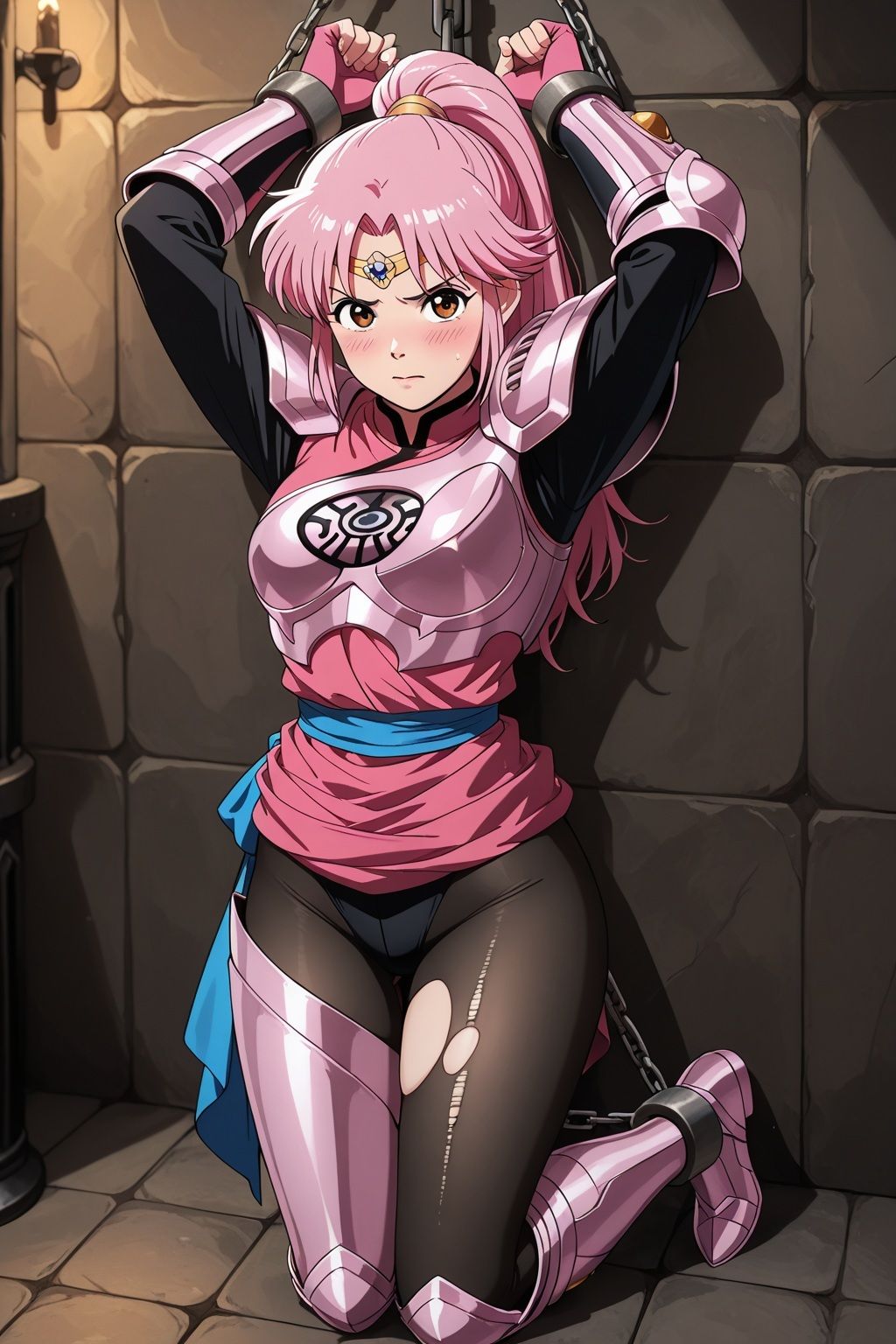 魔王軍に捕らわれたダイの●冒険マァム（鎧化バージョン） - サンプル画像 3