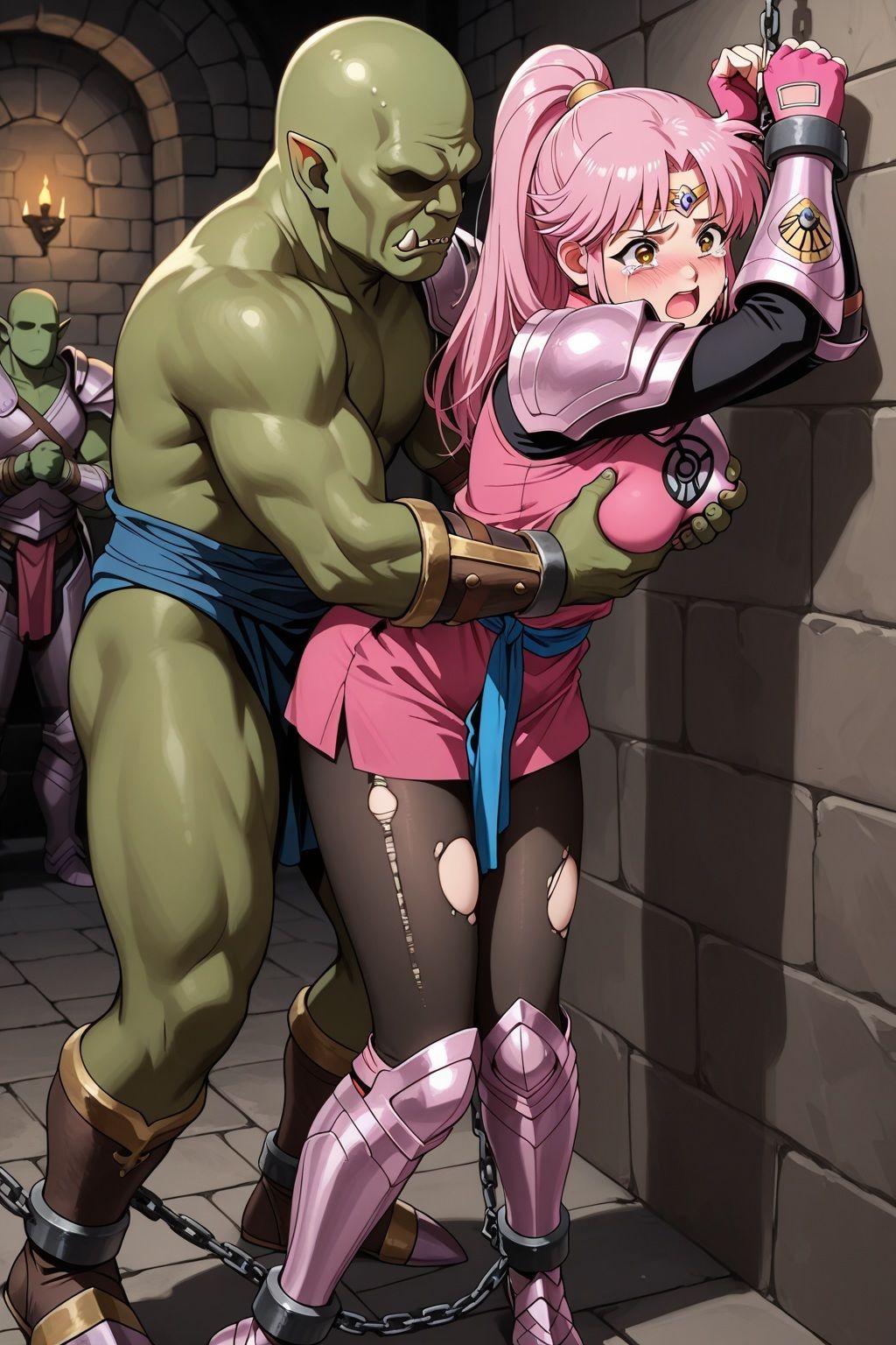 魔王軍に捕らわれたダイの●冒険マァム（鎧化バージョン） - サンプル画像 6