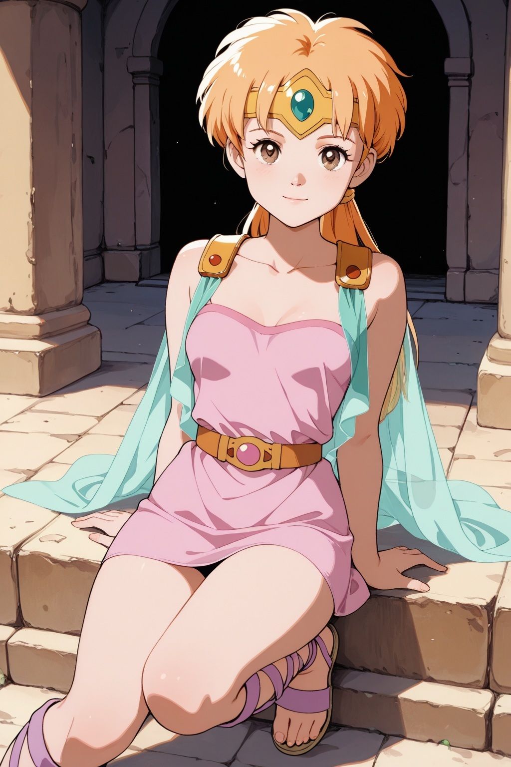 魔王軍に捕らわれたダイの●冒険 レオナ姫 - サンプル画像 2