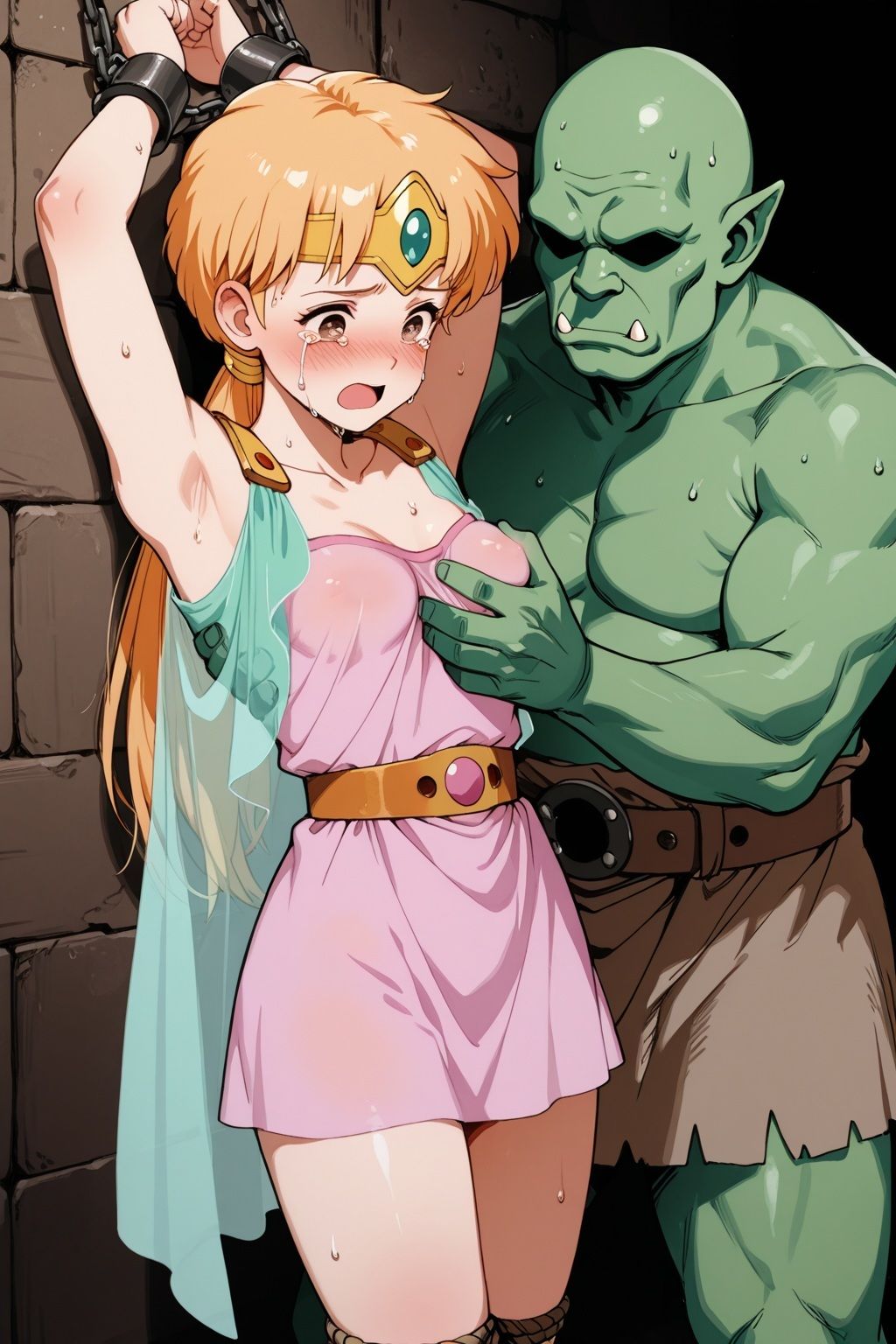 魔王軍に捕らわれたダイの●冒険 レオナ姫 - サンプル画像 5