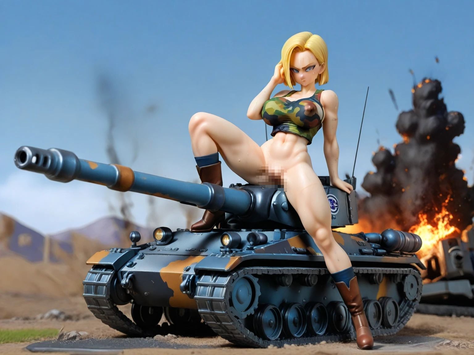 Android18号とベジ〇タの精巧フィギュア【85枚】 - サンプル画像 7