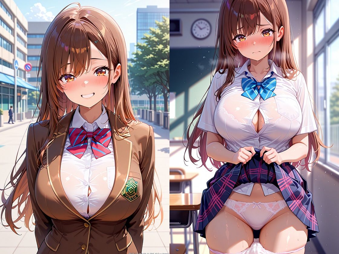 女子校生  性指導  いじめをしている後輩に調教指導 - サンプル画像 10