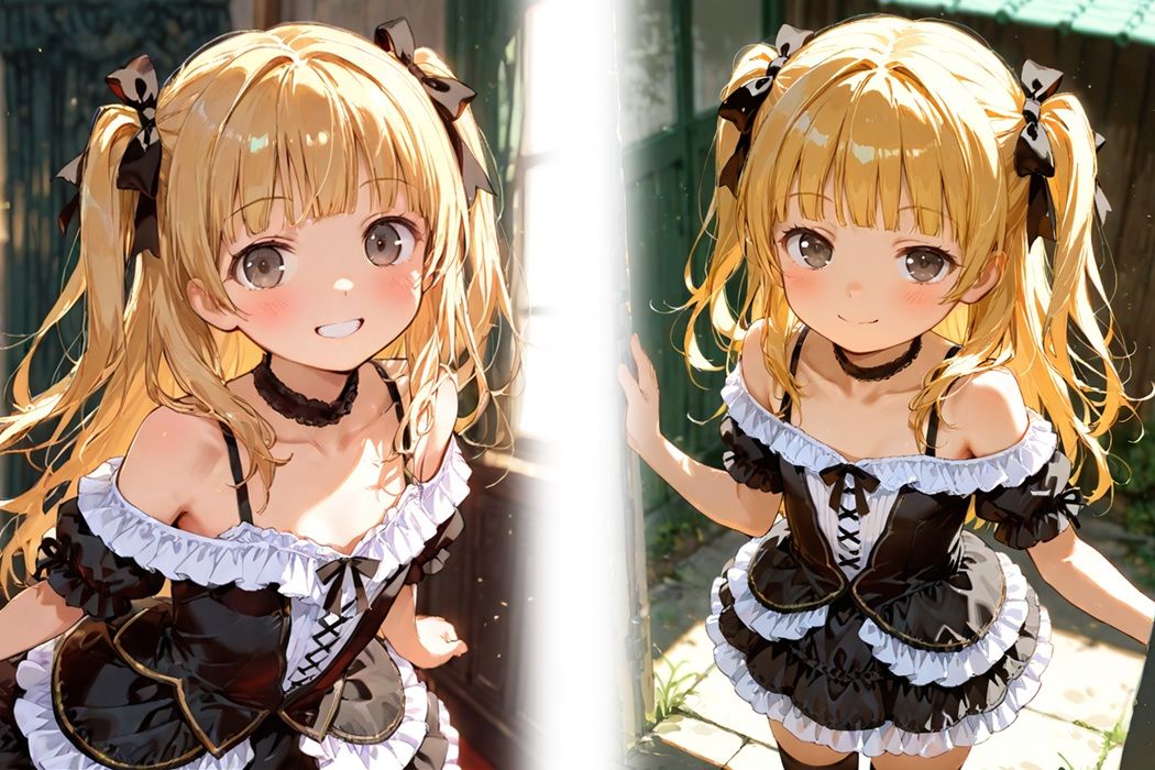 金髪ロリメイドに自宅のやり部屋で強オス連続中出し - サンプル画像 2