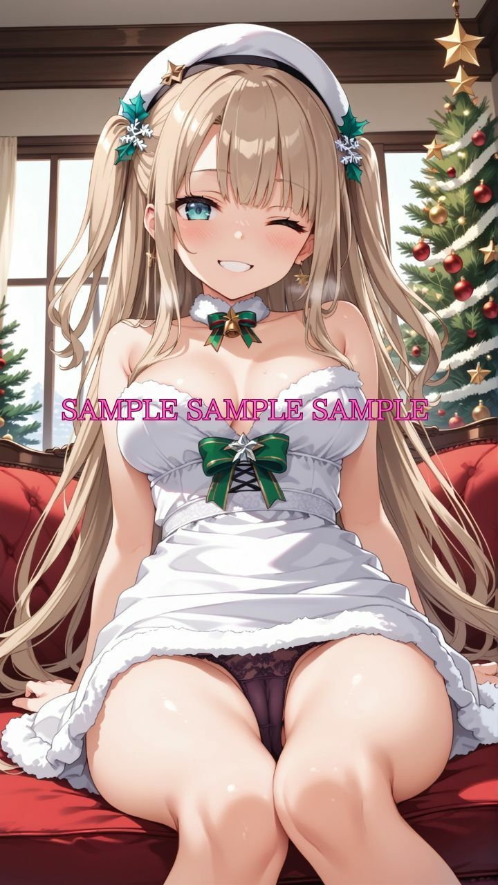 男女比1対10000の世界 クリスマスコス娘とセックスし放題でちんぽが乾く暇もないヤリ放題ハーレムライフ！！ - サンプル画像 4