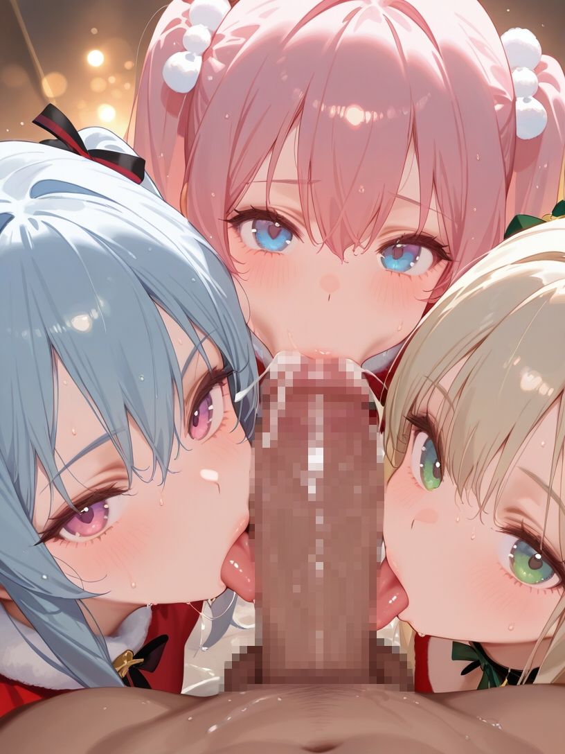 巨乳サンタとハーレムエッチ2 - サンプル画像 5