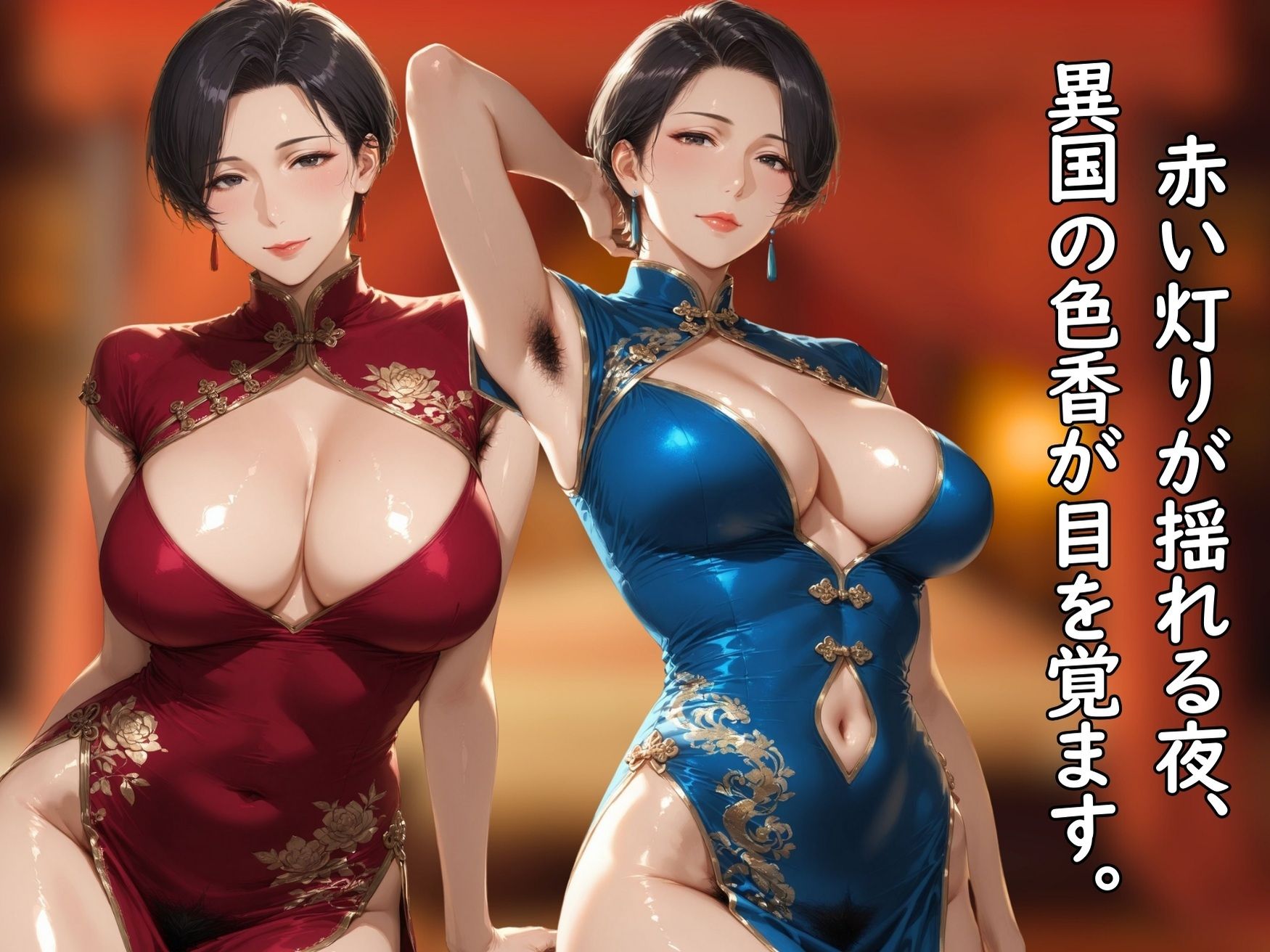 【動画付き】サレ妻熟女はるの｜チャイナ服編 - サンプル画像 2