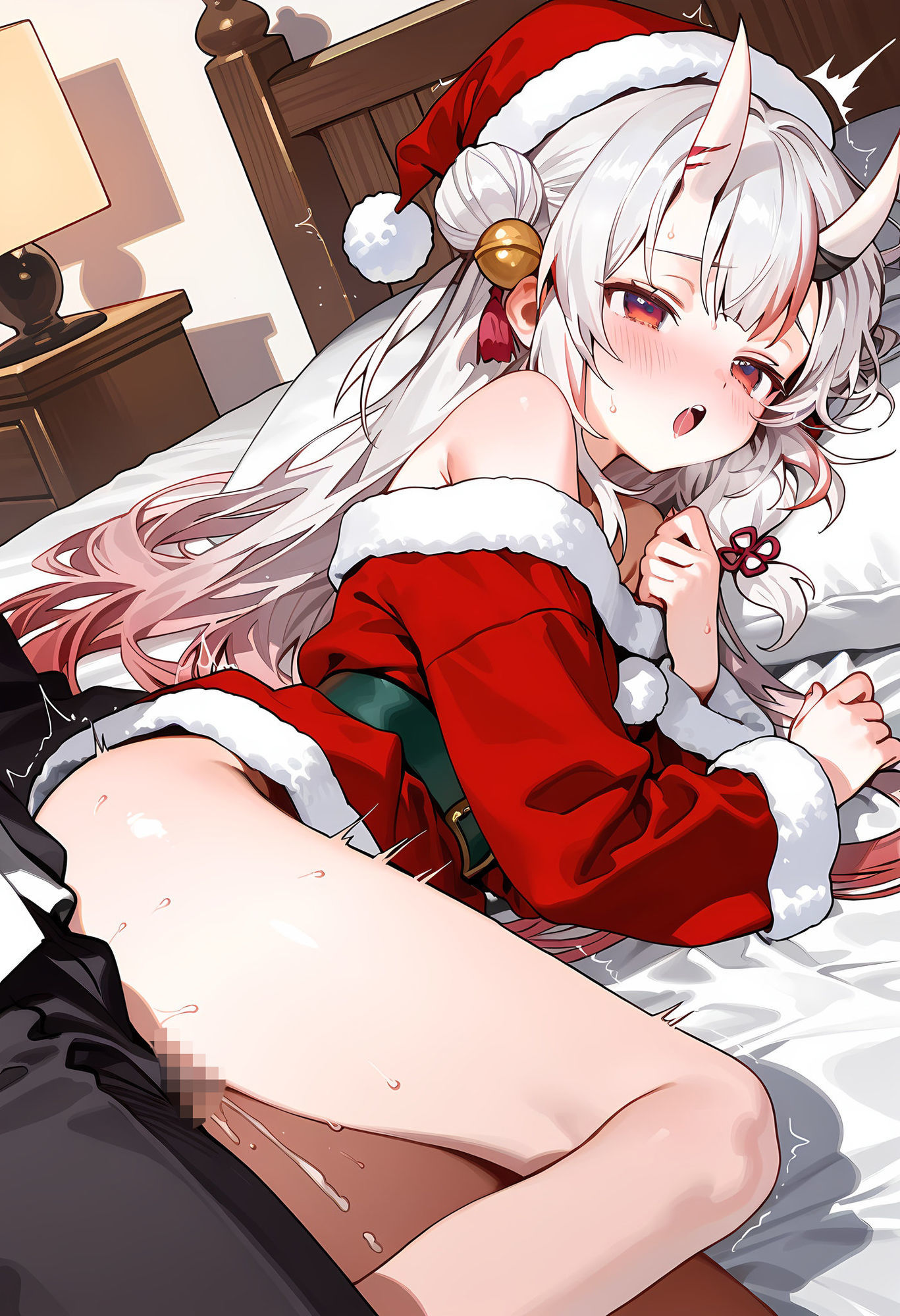 百鬼あ◯め（サンタ）とラブラブえっち - サンプル画像 5