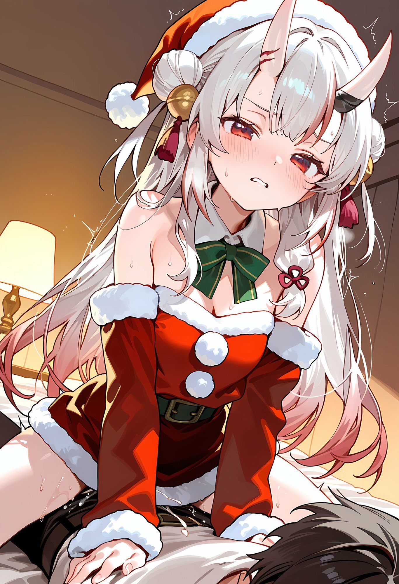 百鬼あ◯め（サンタ）とラブラブえっち - サンプル画像 7