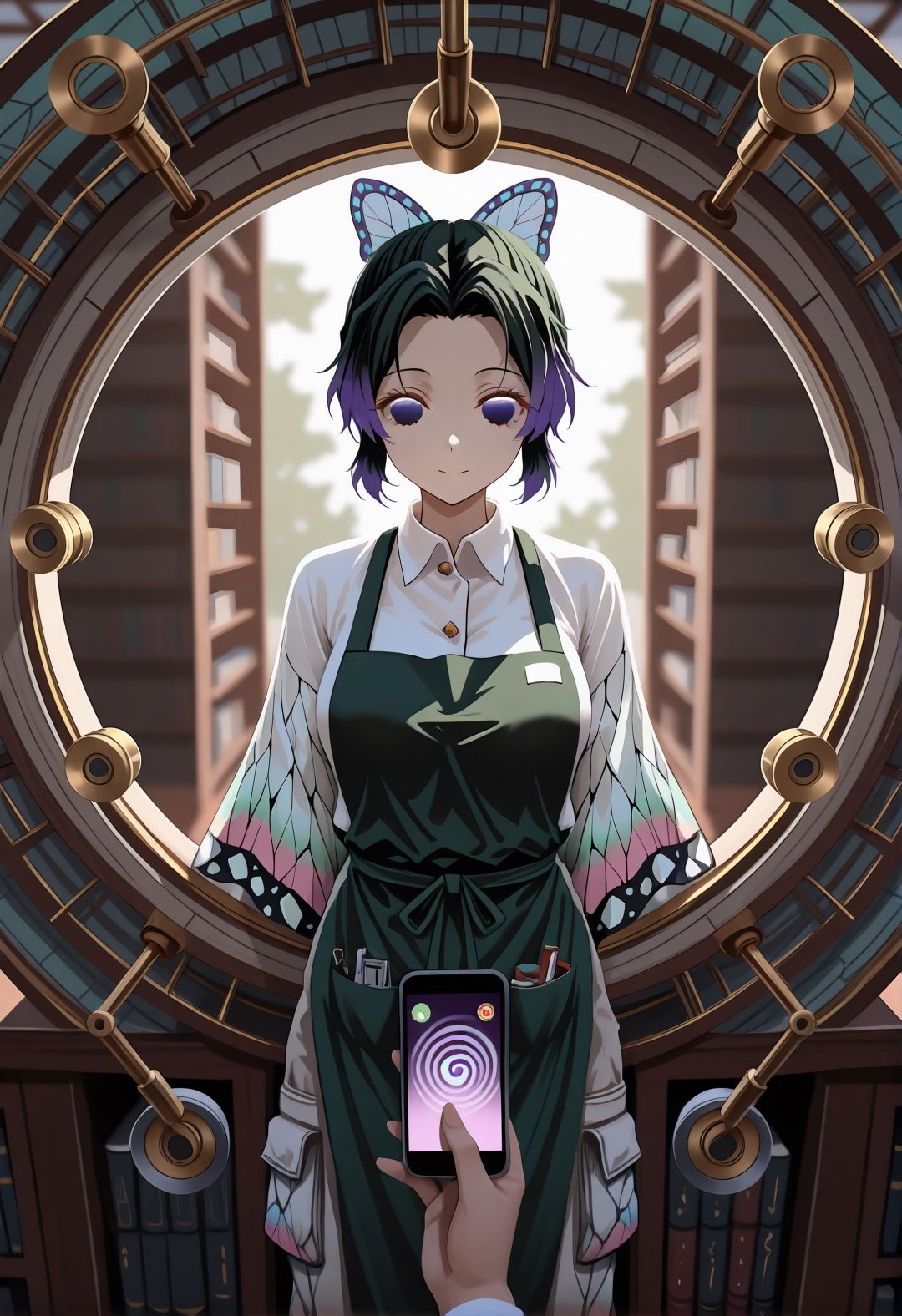 胡蝶し〇ぶ催●調教〜蝶屋敷の書斎で始まった永遠の肉壺化計画〜 - サンプル画像 2