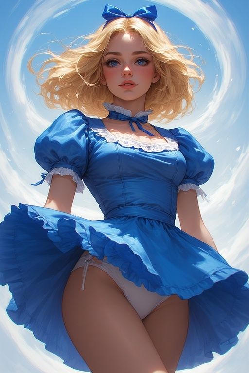 北風と太陽による不思議の国のアリスのパンチラ画像集 - サンプル画像 1