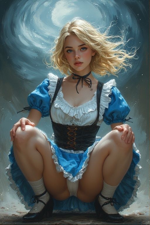 北風と太陽による不思議の国のアリスのパンチラ画像集 - サンプル画像 3