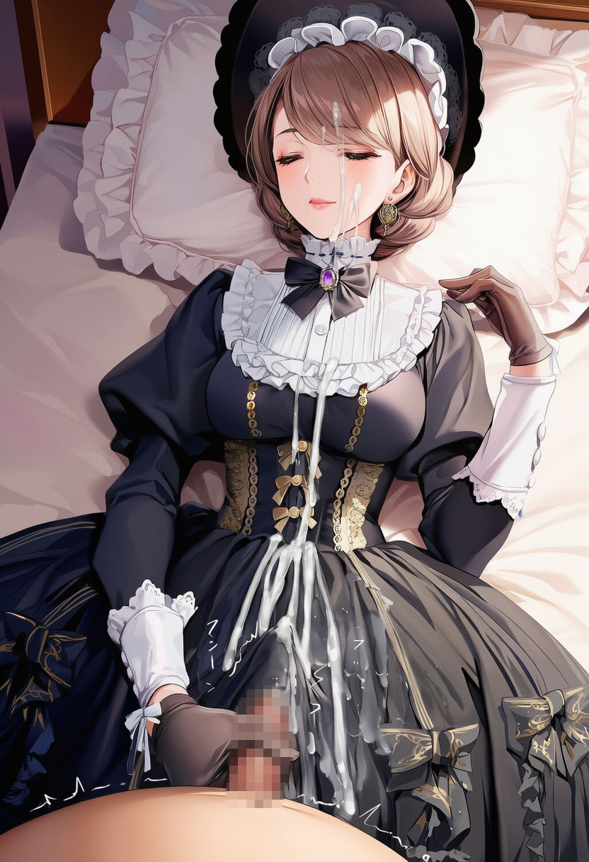 【完全着衣】○リィタ淑女の美麗ドレスにぶっかけ - サンプル画像 10