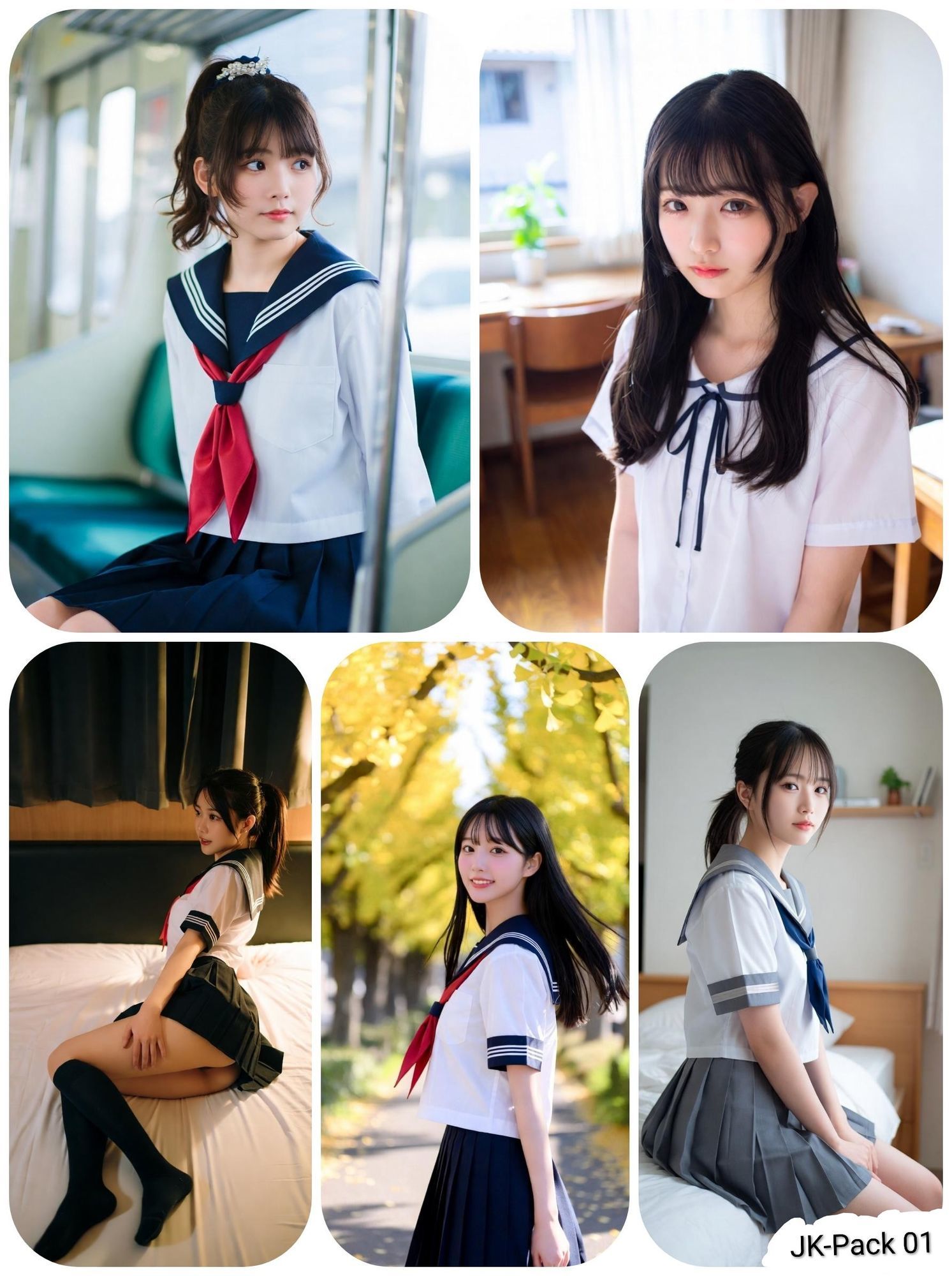 こんな美女が脱いでくれるの！？ JK-Pack01 - サンプル画像 5