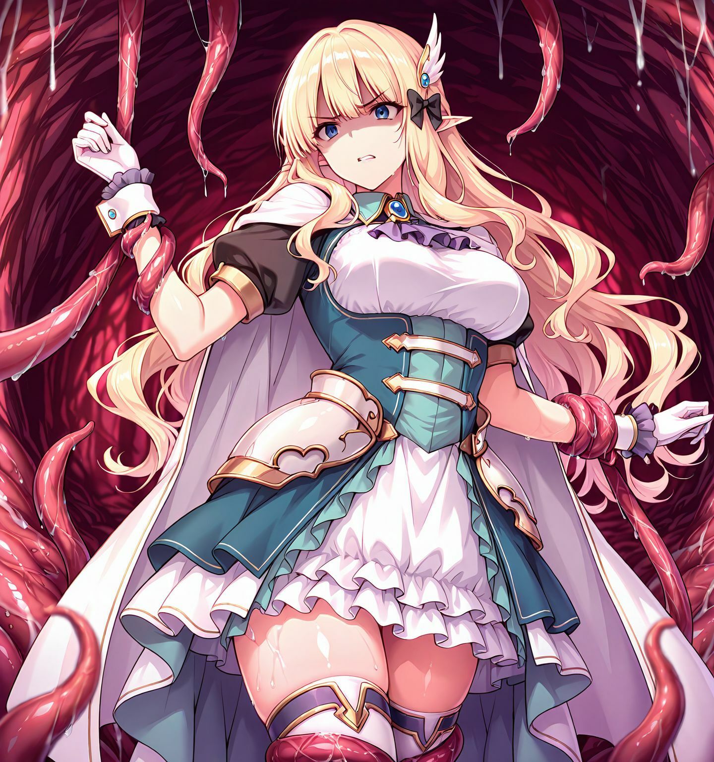 サレン洗脳丸呑み悪堕ち〜淫魔化ドスケベ交尾〜 - サンプル画像 3