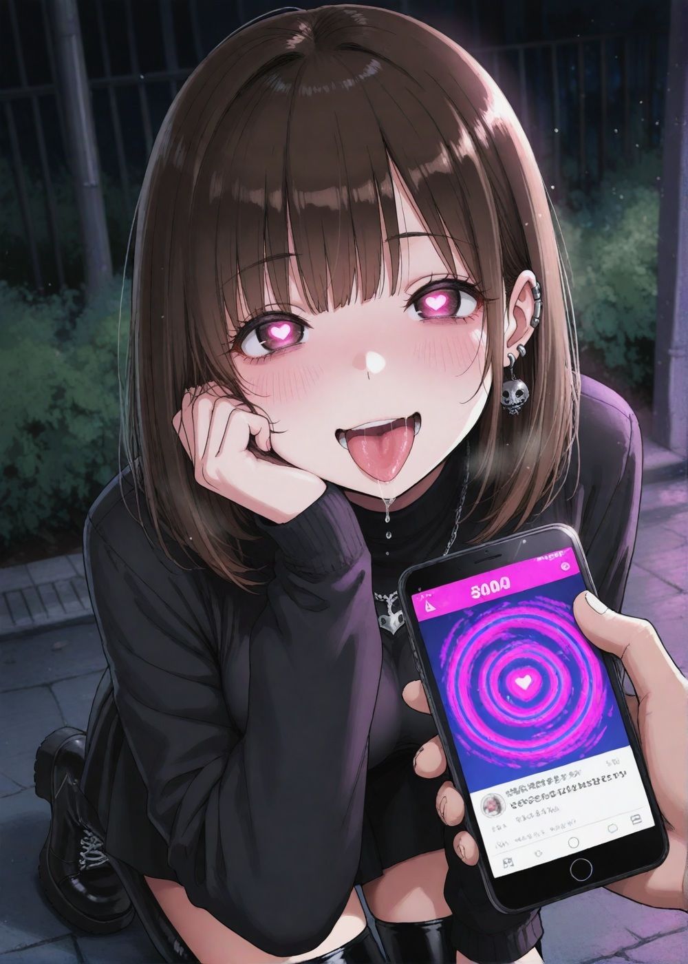 「キメーんだよ」って言われた地雷系を催〇で公園青姦孕ませ - サンプル画像 2