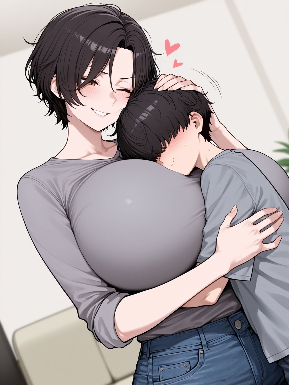 短髪爆乳ママと催●アフ？リおし？さんか？いちゃラフ？孕まセックスする話 - サンプル画像 4