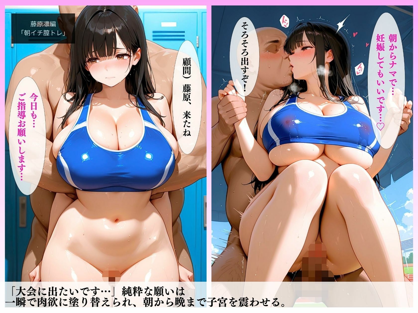 狙われた陸上部新入生トリオ「大会に出たいです…先生挿れてください」 - サンプル画像 5