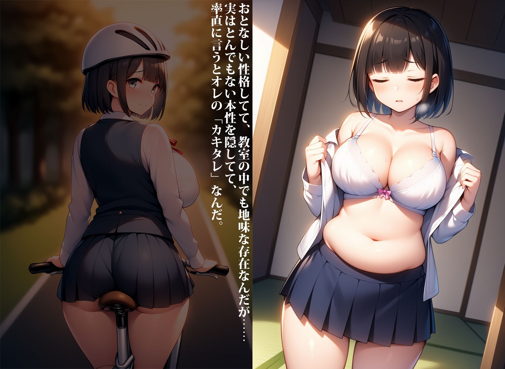 自転車通学少女、人生終了するまでスカトロプレイさせた件 - サンプル画像 1