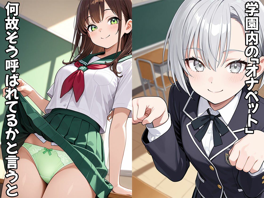 学園内のオナペット（CG100枚） - サンプル画像 1