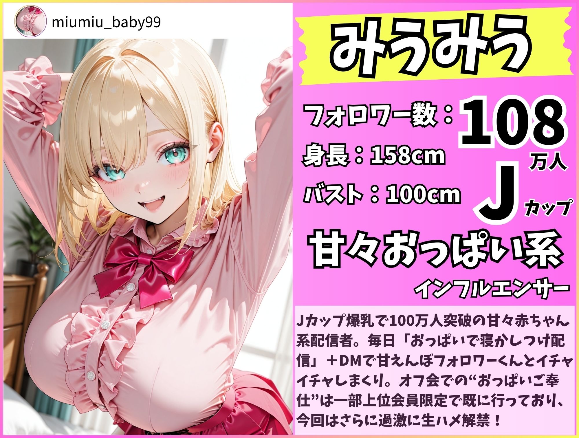 エロ系インフルエンサー特別合同企画  フォロワー限定生ハメ感謝祭 - サンプル画像 3