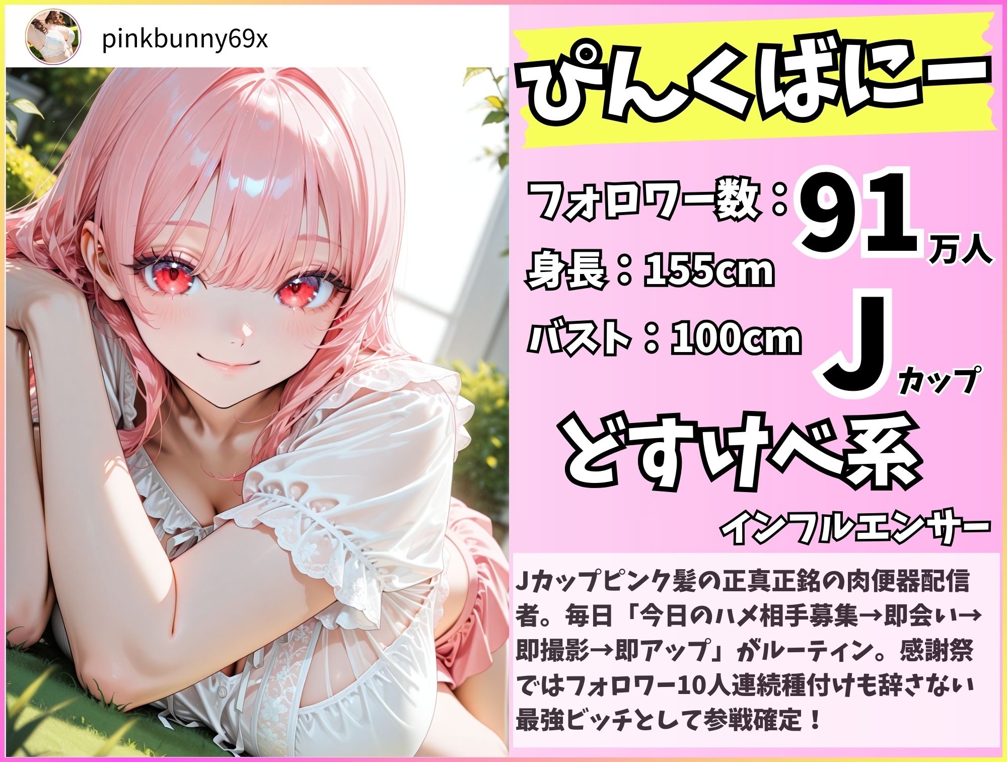 エロ系インフルエンサー特別合同企画  フォロワー限定生ハメ感謝祭 - サンプル画像 6