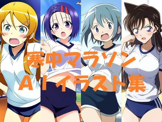 寒中マラソンAIイラスト集