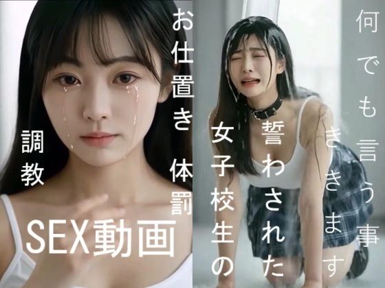 実写系！何でも言う事ききます誓わされた女子校生のお仕置き体罰調教SEX動画