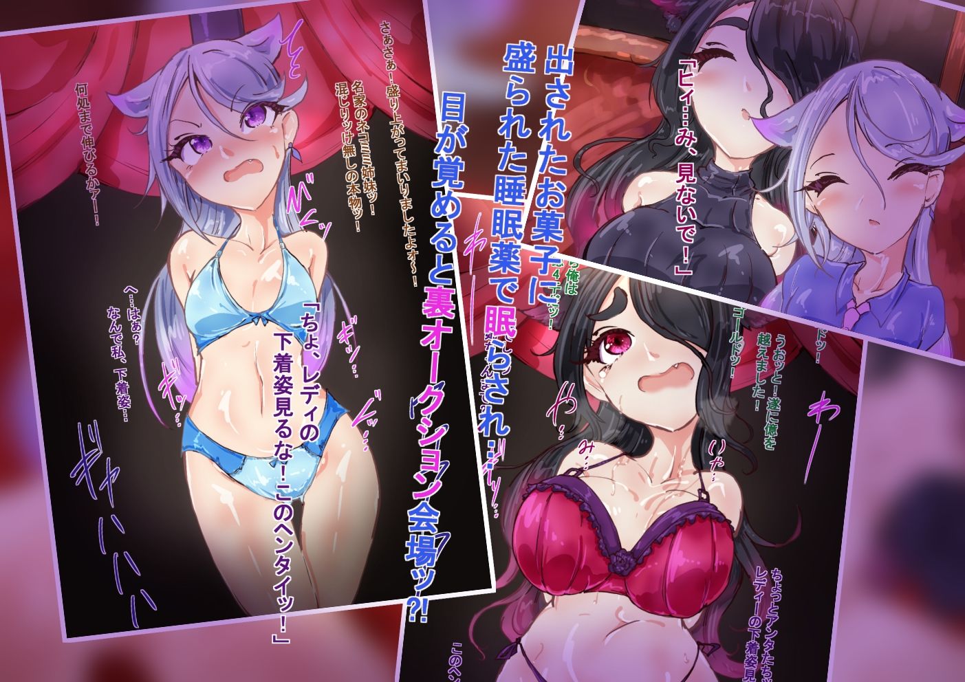 猫耳お嬢さま。性奴●になる。前編 - サンプル画像 2