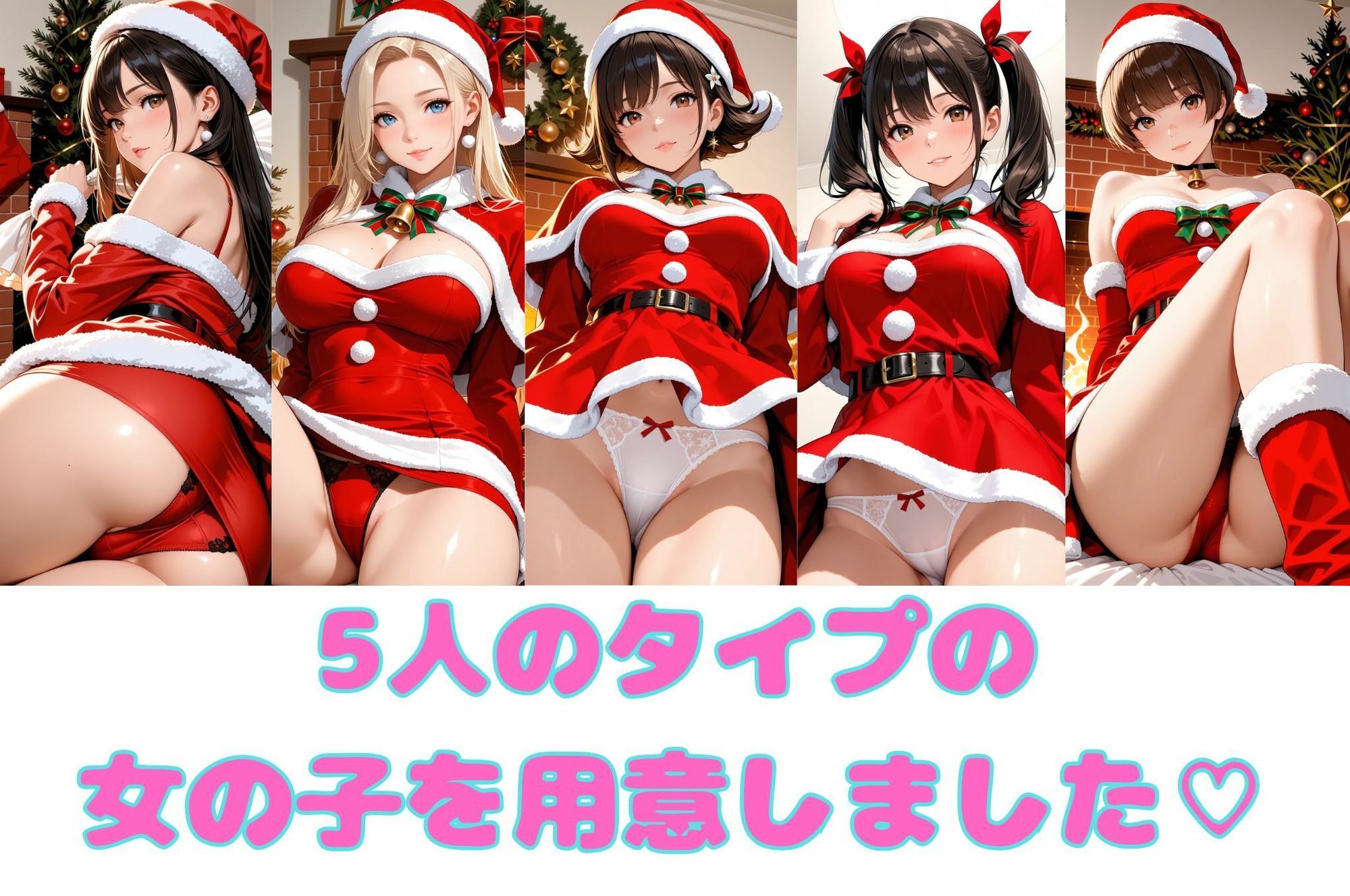 サンタガールズとえっちしよ（はーと） - サンプル画像 2