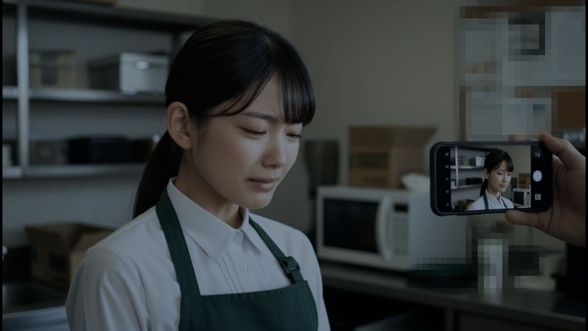 新人女子校生バイトのいじめ記録 - サンプル画像 3