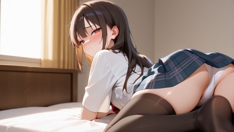 生ハメに快楽堕ちする女子校生 緊縛で種付けする - サンプル画像 1