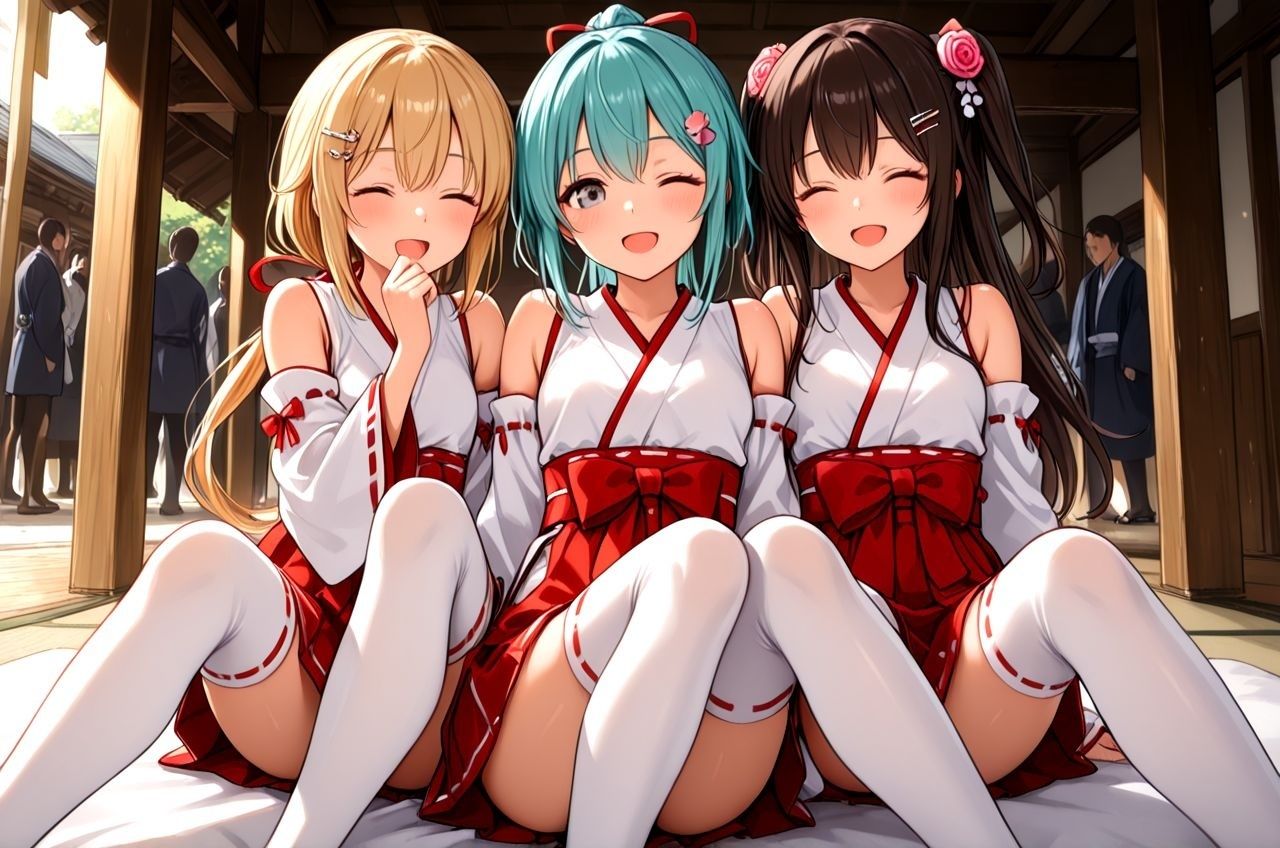 私立未来ヶ丘学園・特別奉納実習 寄付者の視線に囲まれながら行うご奉仕実技試験 - サンプル画像 1