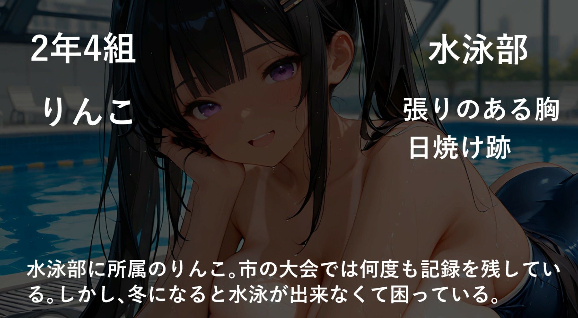 女子〇生の絶頂貸し切りプール - サンプル画像 4