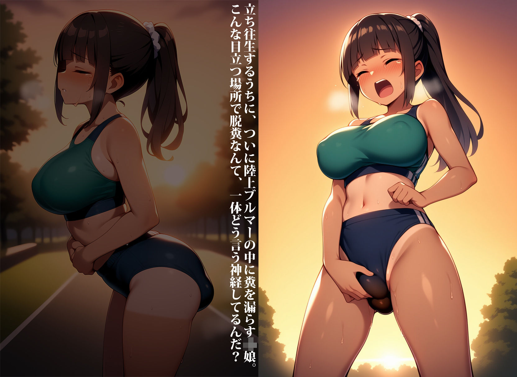 【悲報】敗北アスリート女子大生、無事スカトロ社畜として採用 - サンプル画像 6