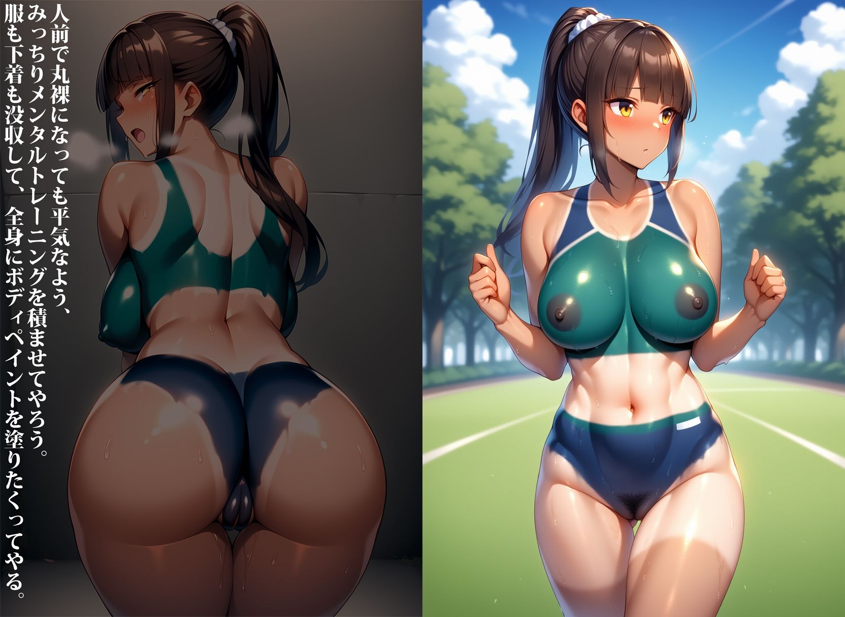 【悲報】敗北アスリート女子大生、無事スカトロ社畜として採用 - サンプル画像 7