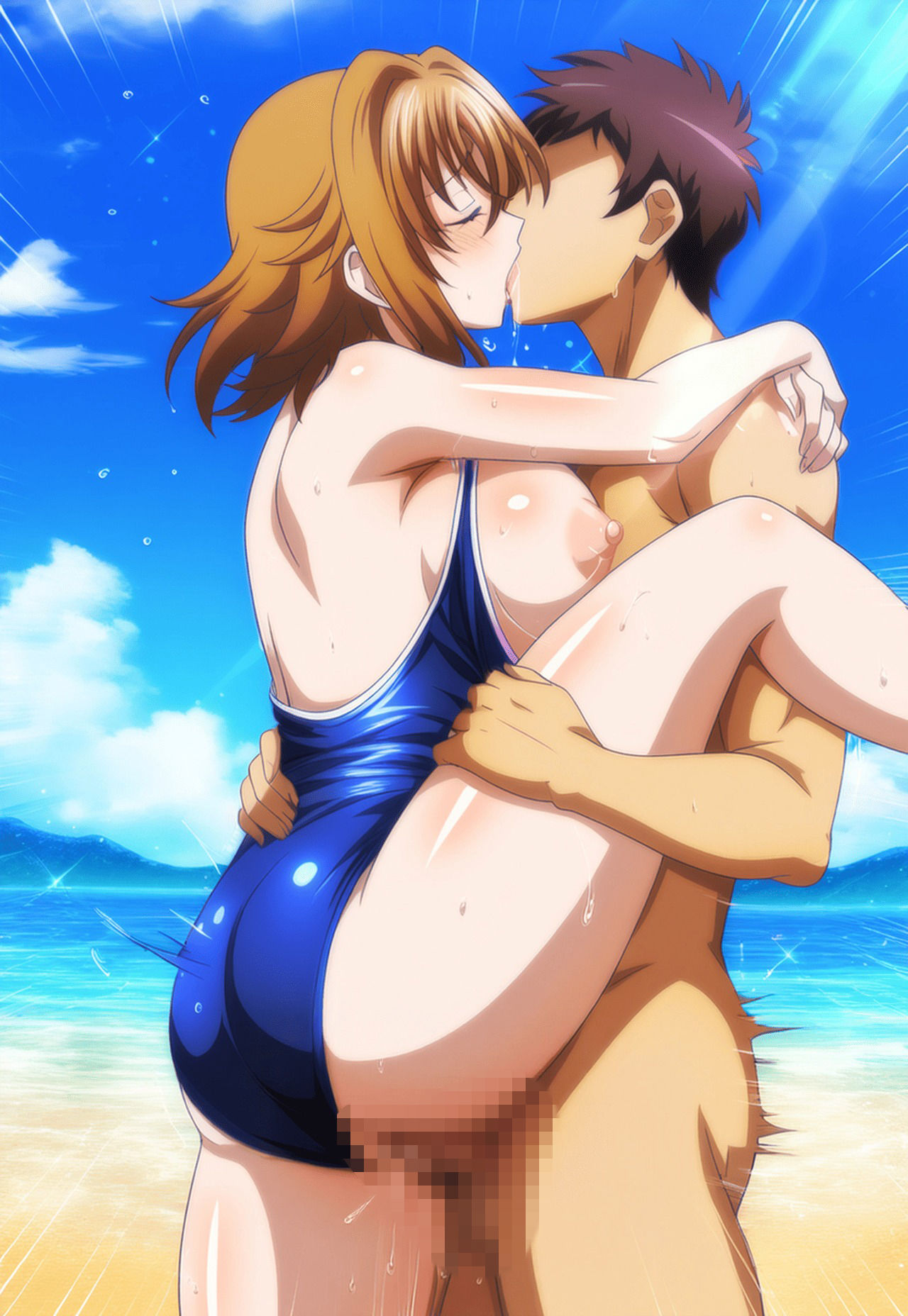 ハイ〇クールD×D ムチムチスク水えっちしよ？ 画像集 01 - サンプル画像 6