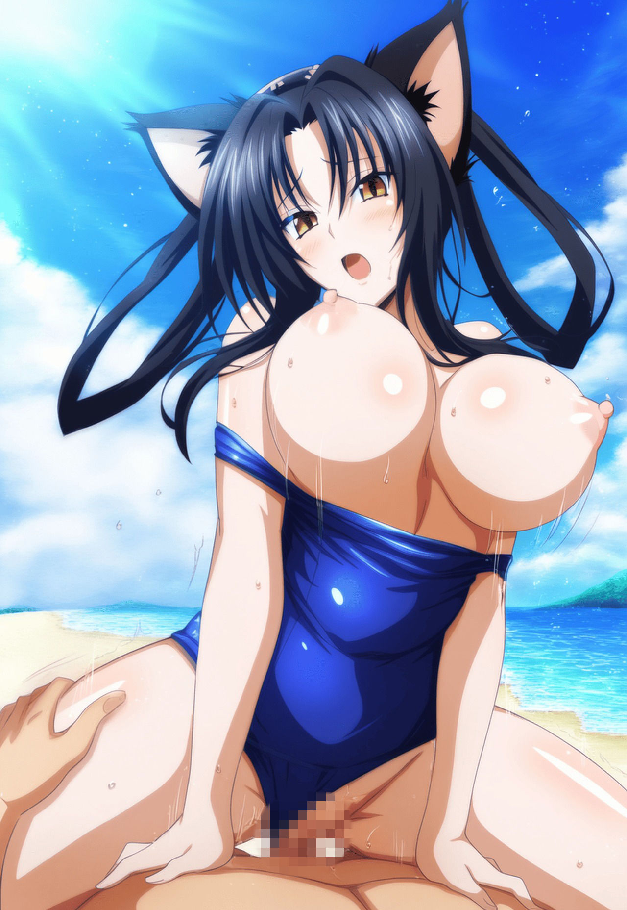 ハイ〇クールD×D ムチムチスク水えっちしよ？ 画像集 01 - サンプル画像 9