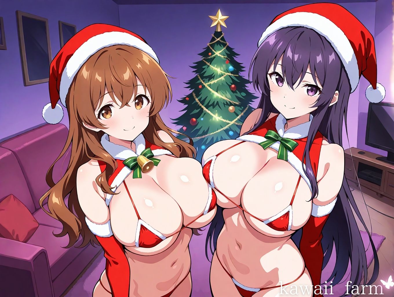 性欲まみれ セクシーサンタver. - サンプル画像 4